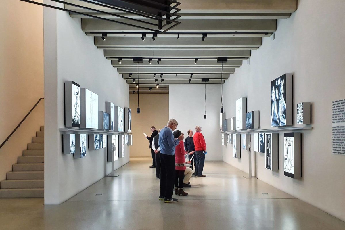 Ein Blick ins Bauhaus-Museum Weimar