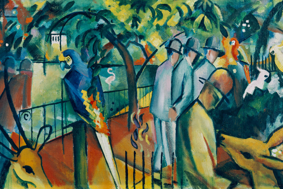 Das Museum Wiesbaden zeigt in der Ausstellung "Paradies! Paradies?", wo der expressionistische Künstler August Macke das Paradies fand.