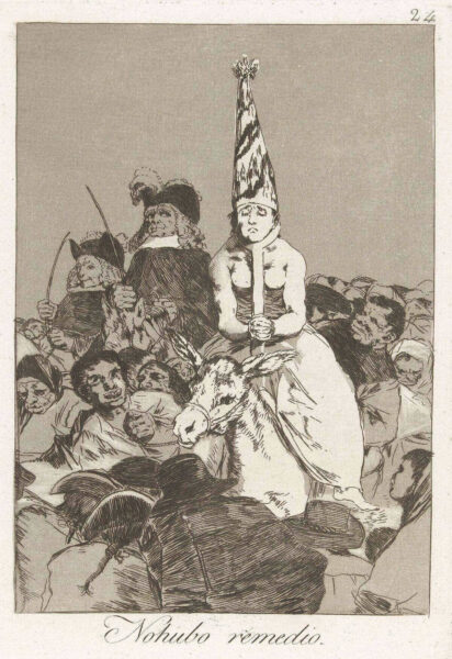 Francisco de Goya: Los Caprichos, Nohubo remedio (1797-1799)