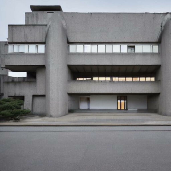 Ein Kunstmuseum in London? Es hat zwar was vom brutalistischen Baustil des Barbican Centre, doch dieses Museum existiert nicht.