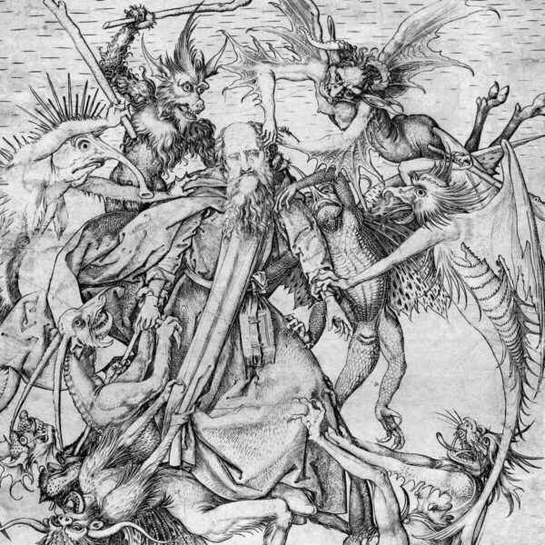 Martin Schongauer: Die Versuchung des Heiligen Antonius (ca. 1470-91)
