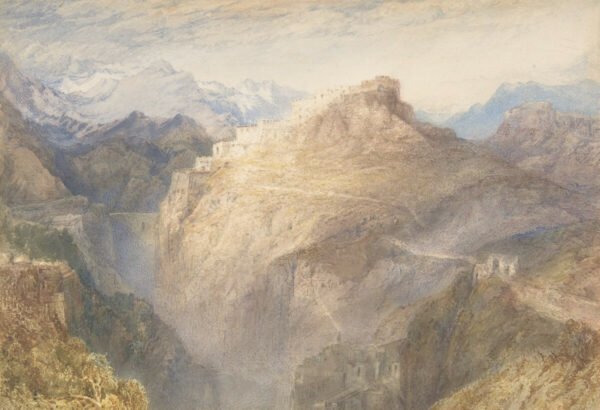 Joseph Mallord William Turner: The Fort of L'Esseillon, Val de la Maurienne, France (1835-36)