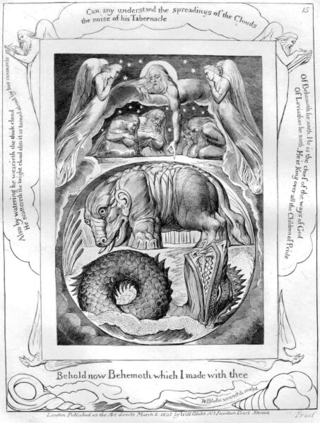 William Blake: Illustrationen zum Book of Job (1825) - Rijksmuseum - Public Domain 