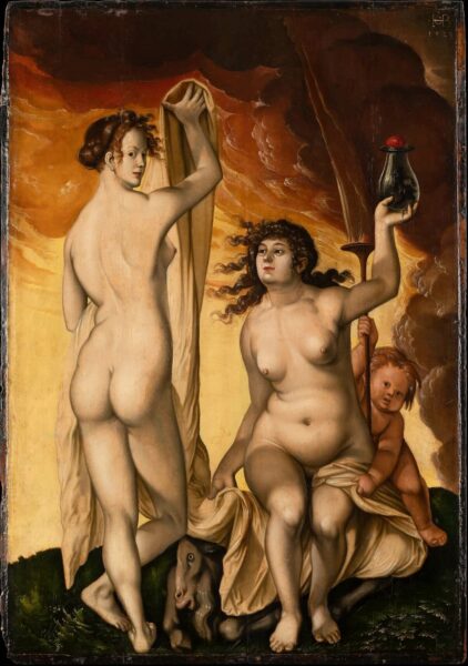 Hans Baldung Grien: Zwei Hexen (1523) - Städel Museum Frankfurt