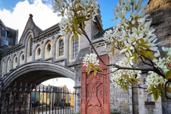 Seit dem 19. Jahrhundert verbindet eine Brücke über den St Michael’s Hill die Christ Church Cathedral mit der Synodenhalle, in der heute die Dublinia Erlebniswelt besucht werden kann.
