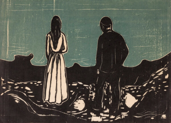 Edvard Munch: Zwei Menschen. Die Einsamen (1899) - Städel Museum Frankfurt