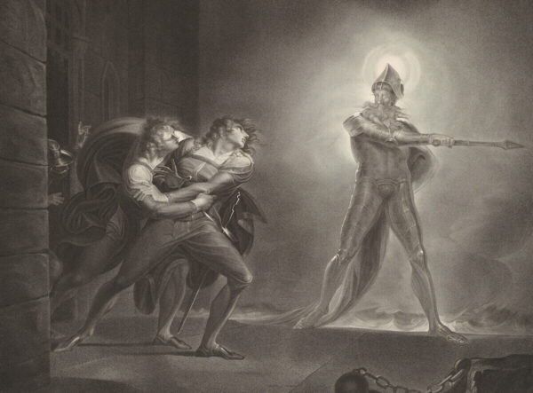 Johann Heinrich Füssli: William Shakespeare, Hamlet, Prince of Denmark, Act I, Scene IV (1796)