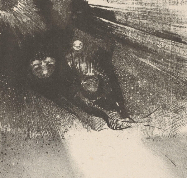 Odilon Redon: Des larves si hideuses (1896)