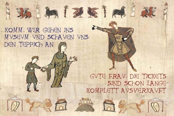Die Nachfrage für Tickets für die Ausstellung "The Bayeux Tapestry" im British Museum überstieg die Kapazitäten des Museums um ein Vielfaches. 